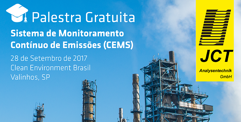 Palestra Gratuita - Sistema de Monitoramento Contínuo de Emissões (CEMS)