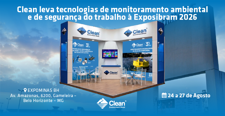Clean leva tecnologias de monitoramento ambiental e de segurança do trabalho à Exposibram 2026
