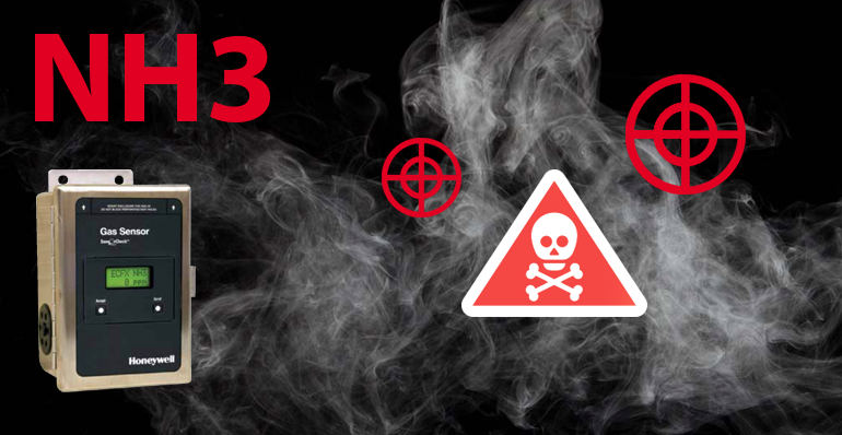 Detecção no vazamento de amônia exige precisão