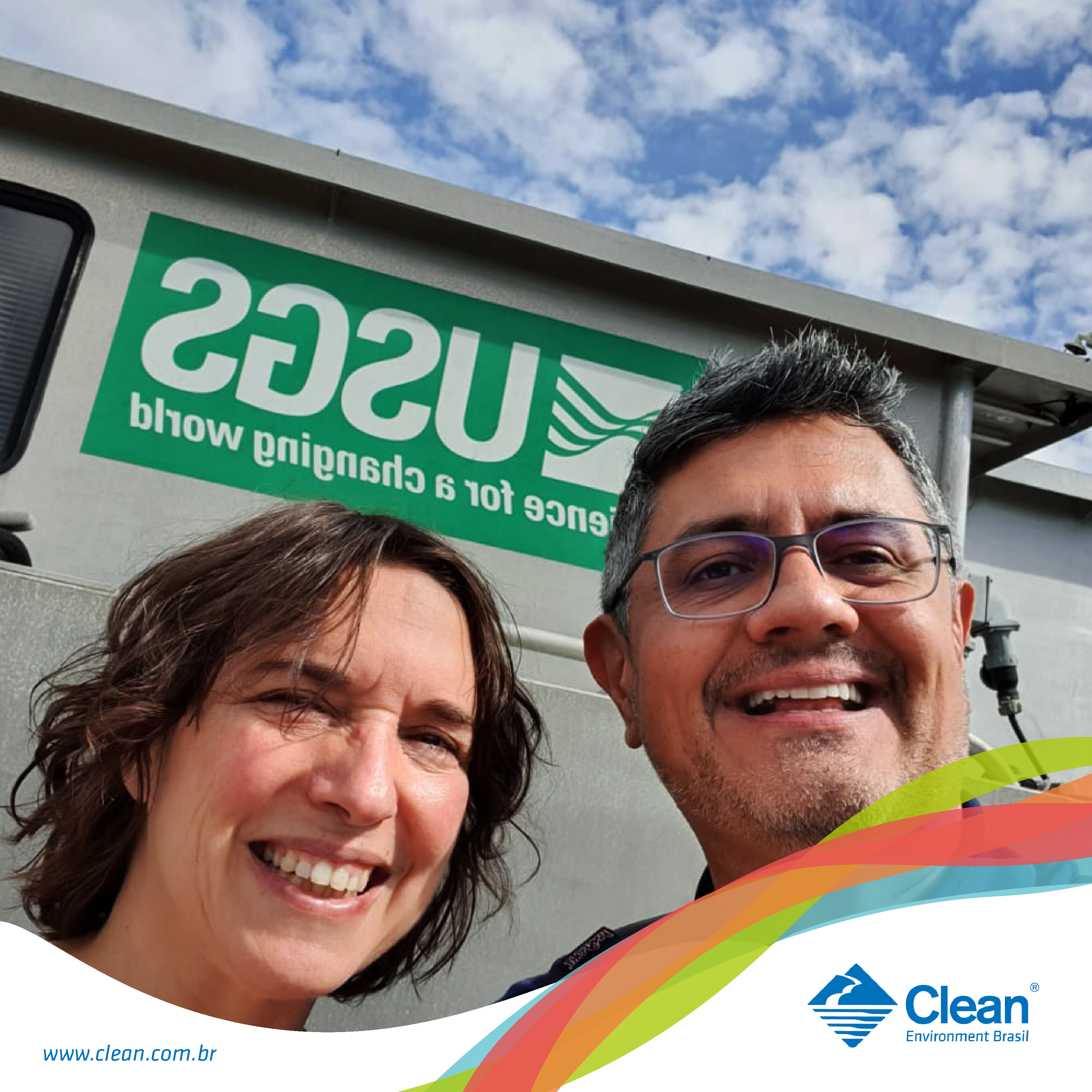 Paulo Negrão, foi convidado para visitar o escritório regional da USGS